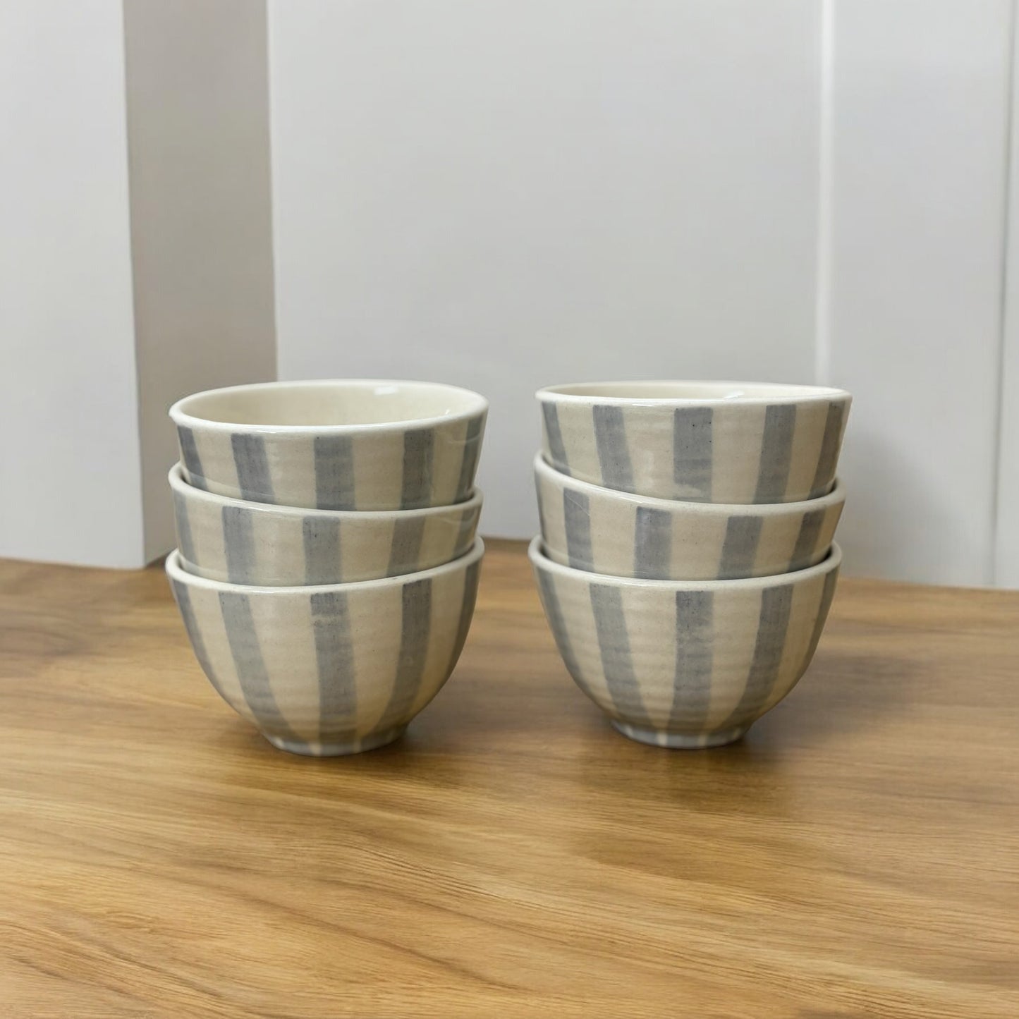 Blue & White Dessert Bowls Set of 6