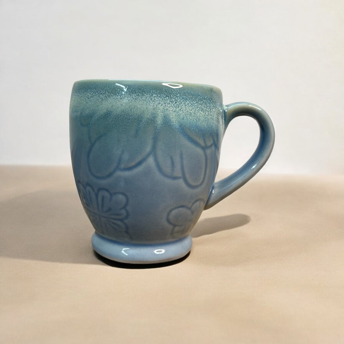 The Coral Blue Coffee Mug
