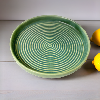 Green Artisanal Plate