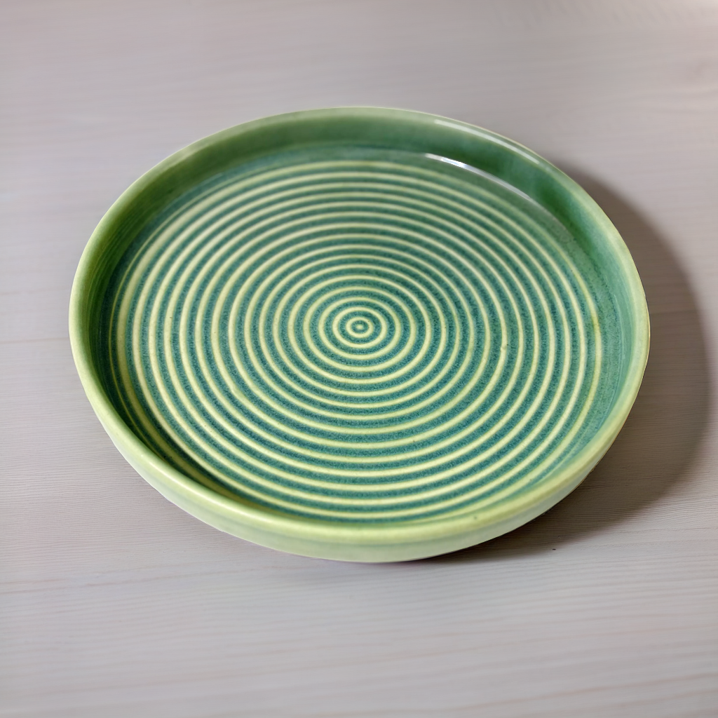 Green Artisanal Plate