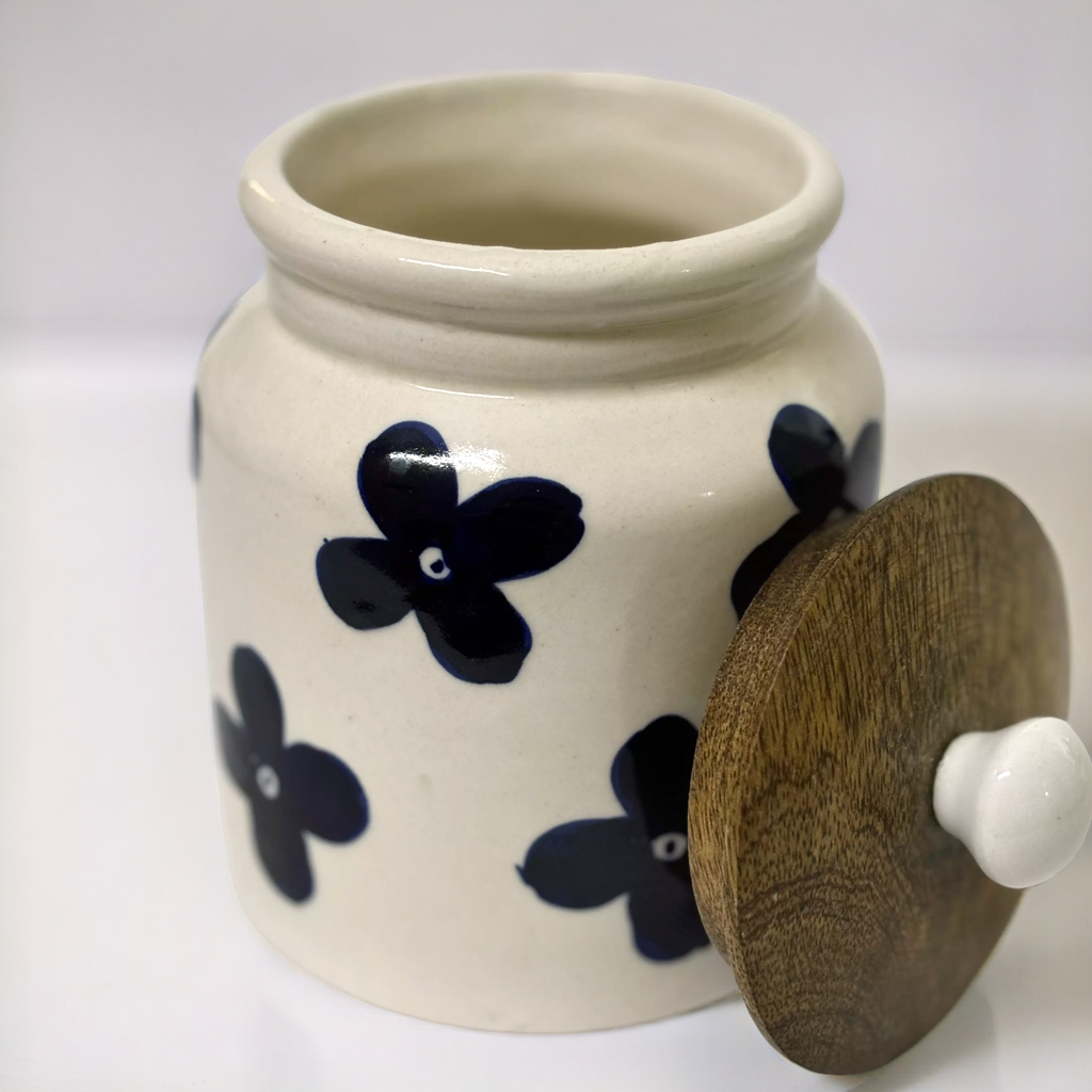 Blue Daisy Multipurpose Jar