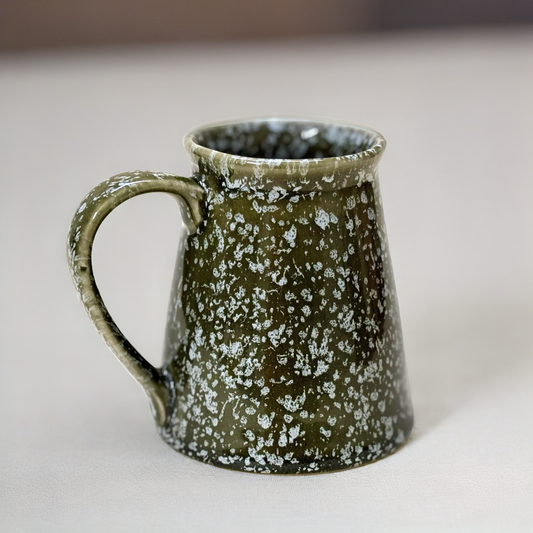 Splatter Green Coffee Mug