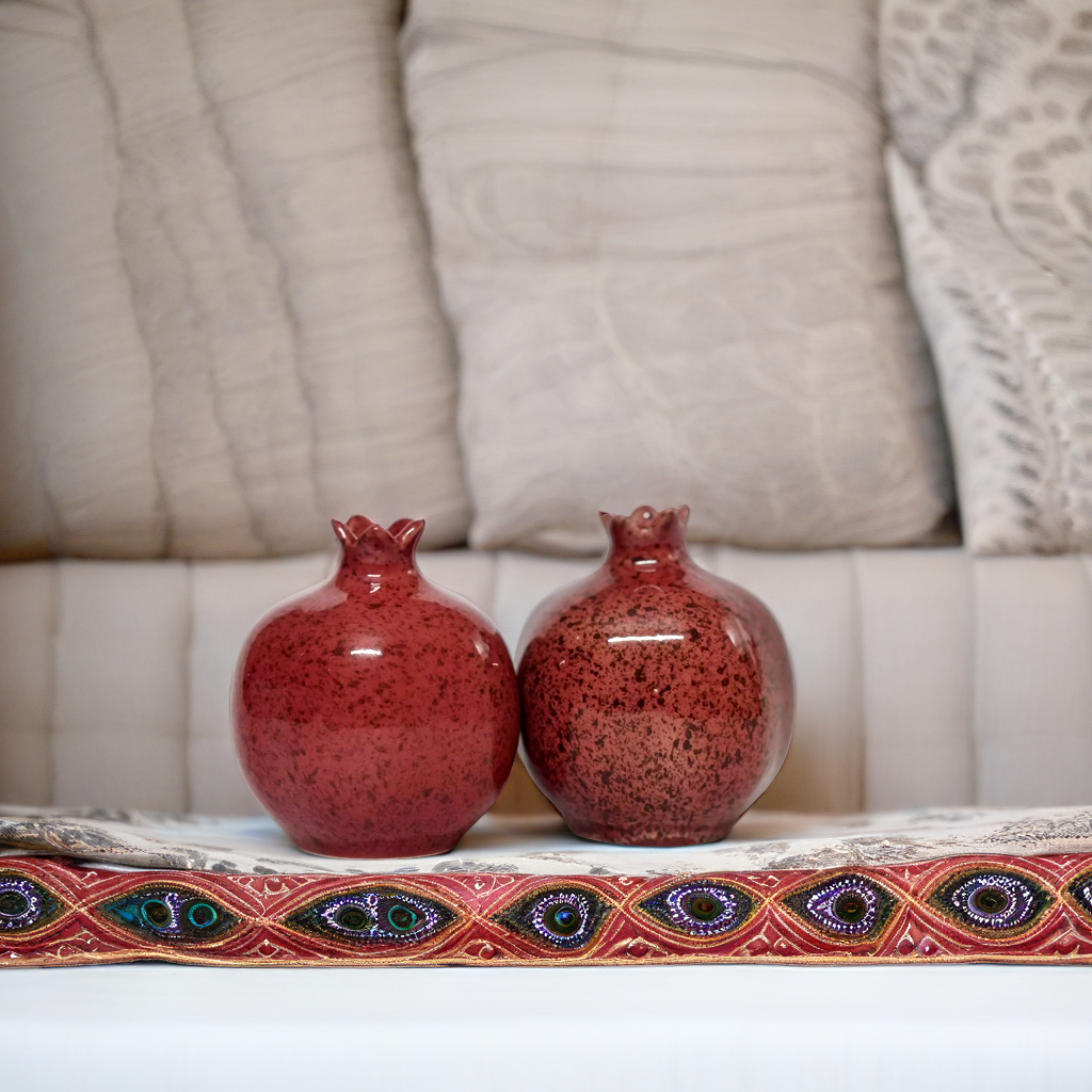 Anaar Salt & Pepper Shakers Red