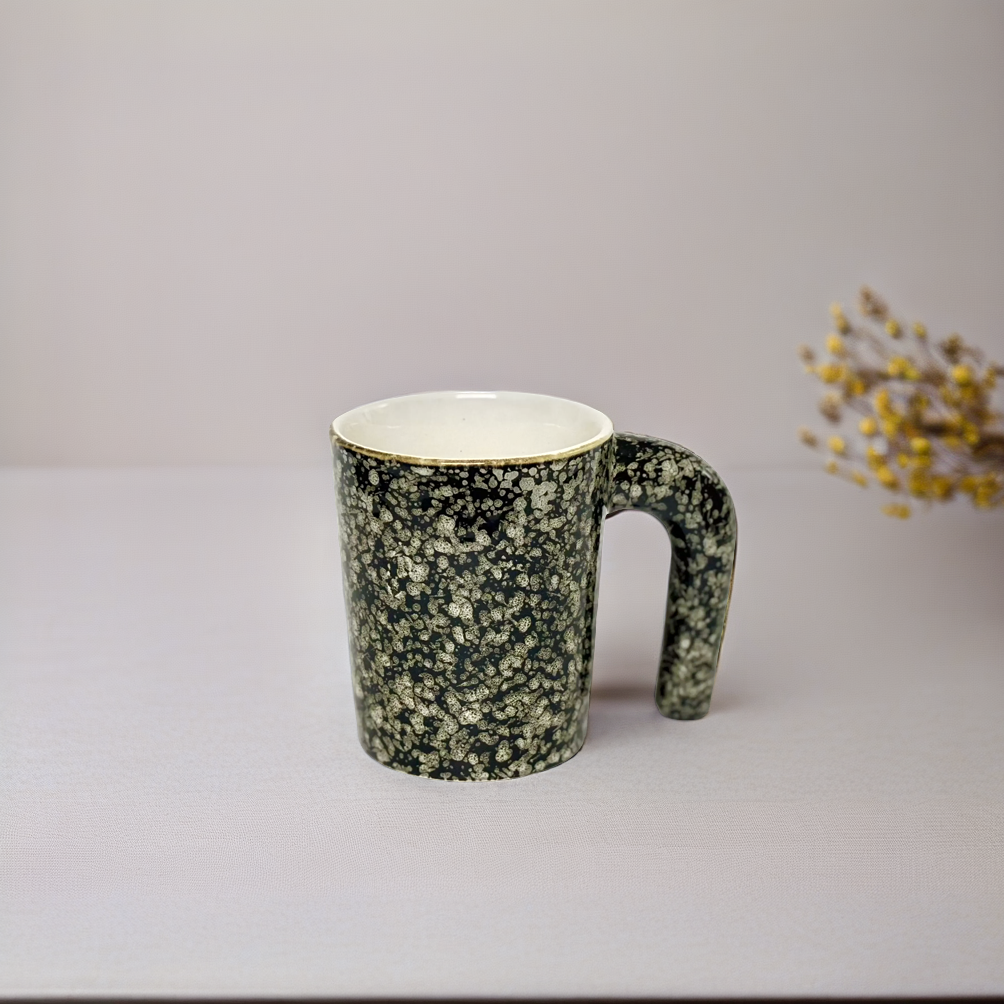 Black Granite Coffee Mug