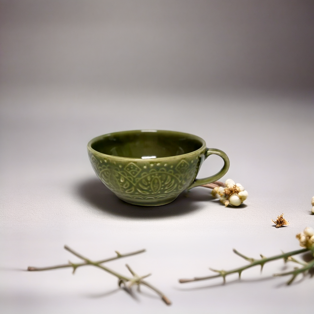 Lounge Delight Latte Cup Green