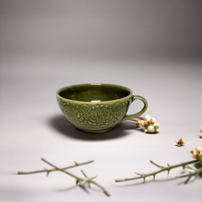 Lounge Delight Latte Cup Green