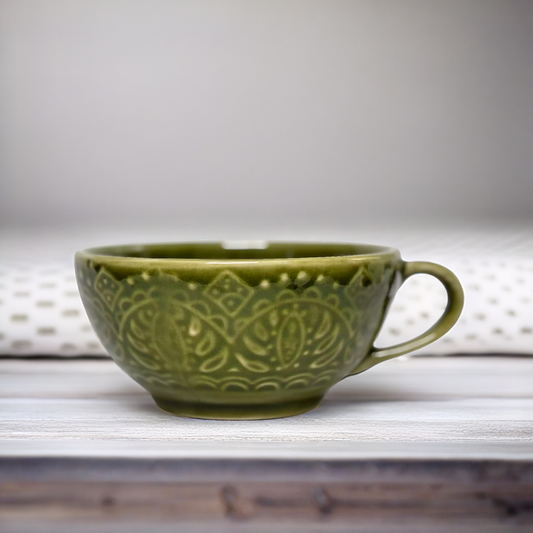 Lounge Delight Latte Cup Green