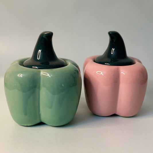 Bell Pepper Jars Set of 2