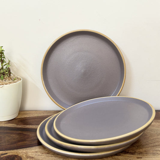Mystic Grey Set of 4 Plates