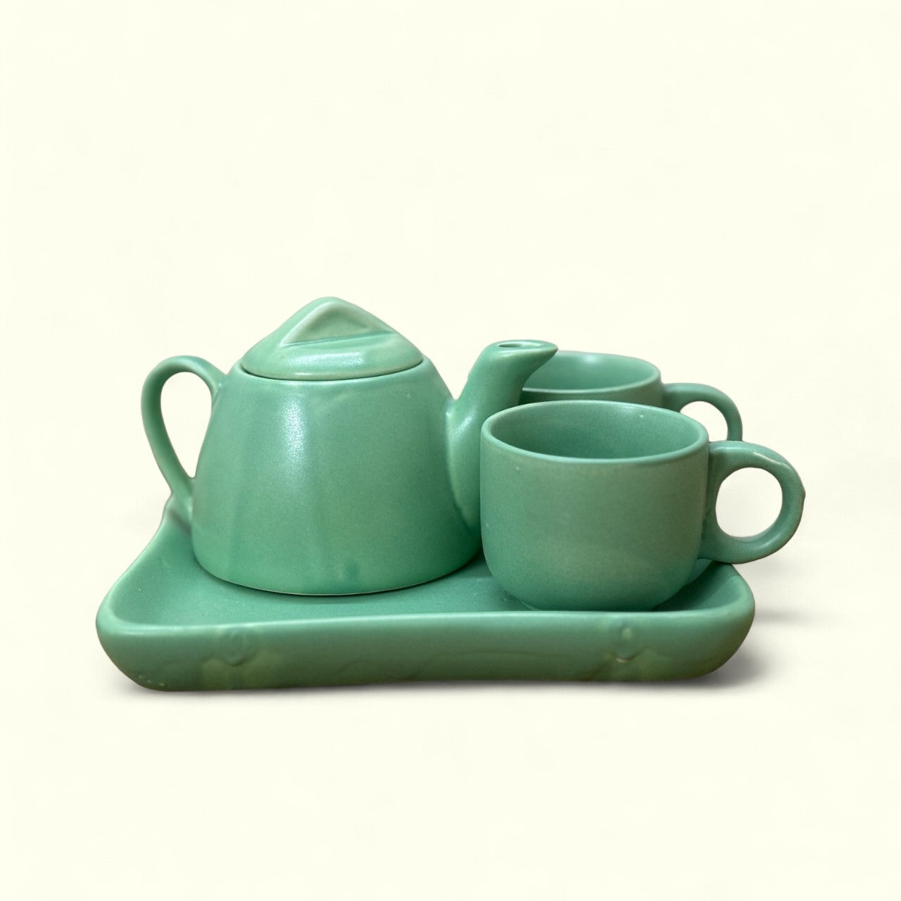Cutting Chai Tea Set Green