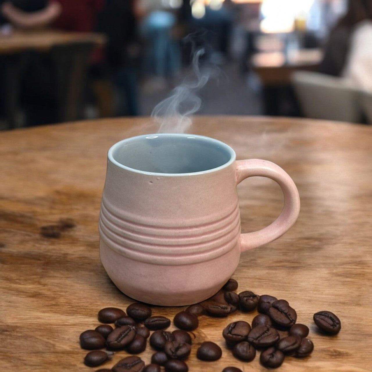 Pink and Grey Coffee Mug