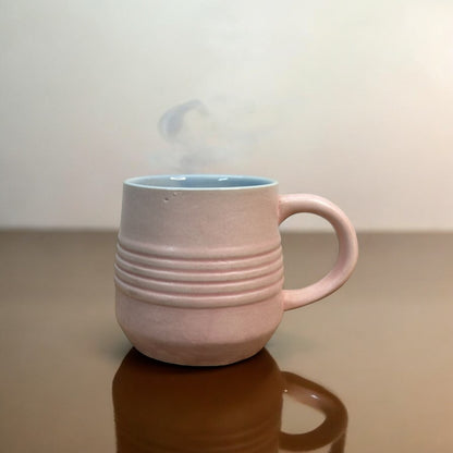 Pink and Grey Coffee Mug