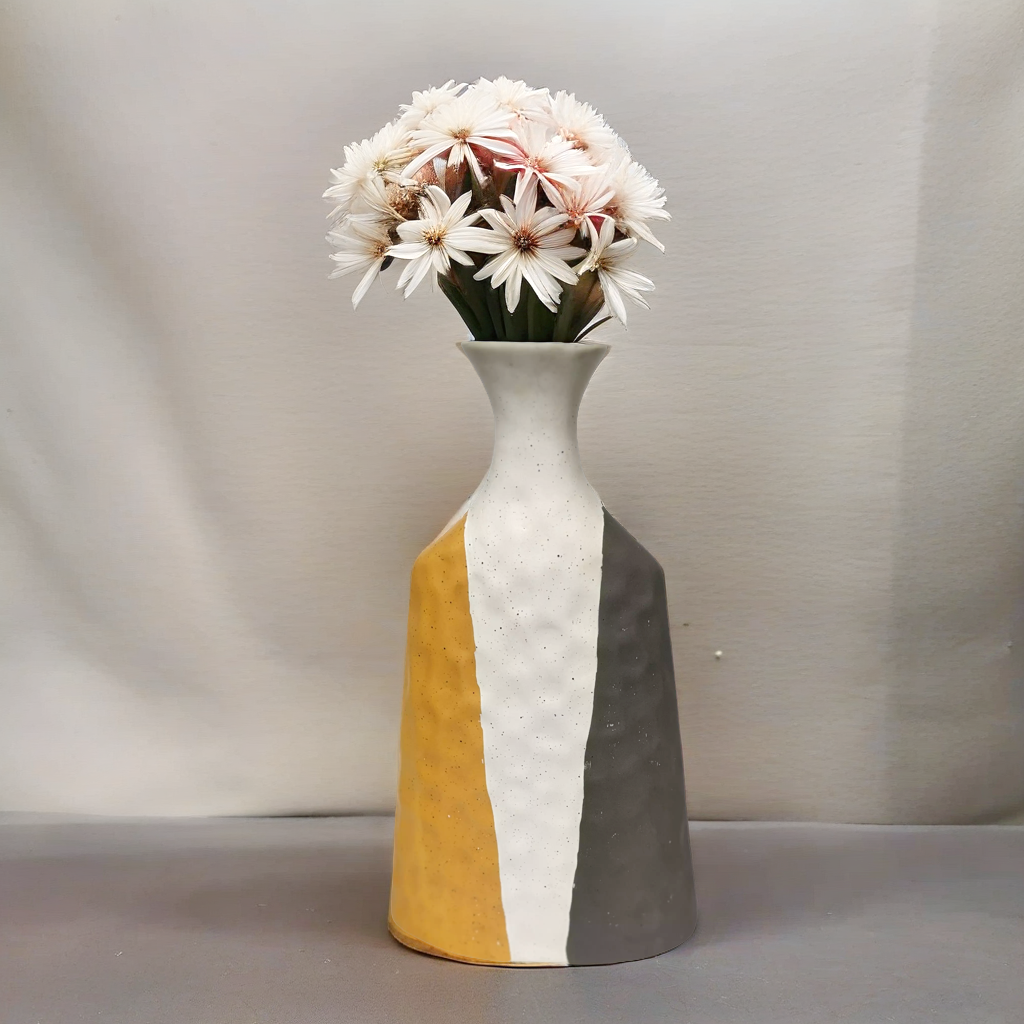 Tri-Tone Vase Tall