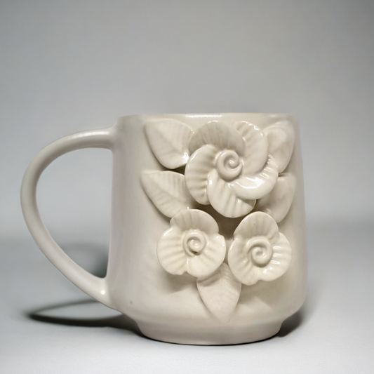 Pearl Peony Coffee Mug