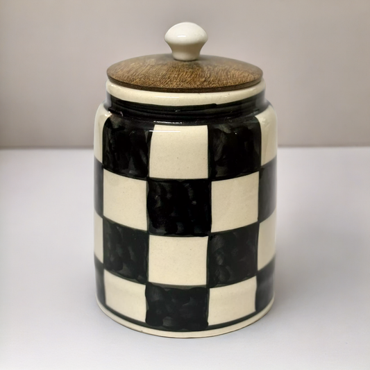 Chess Board Jar