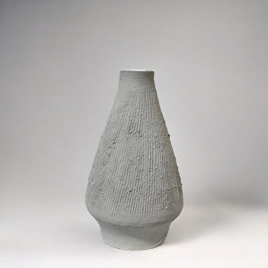 Rustic Relic Vase White
