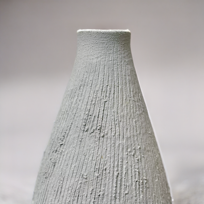 Rustic Relic Vase White
